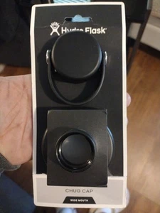 Hydro Flask Flex Chug Cap Wide Mouth Flex Strap Black WFCC001 New - Picture 1 of 4