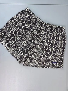 Patagonia Herren mittelgrau Fisch Druck Baggies Outdoor Wandern Shorts 4,5" Schrittlänge - Bild 1 von 6