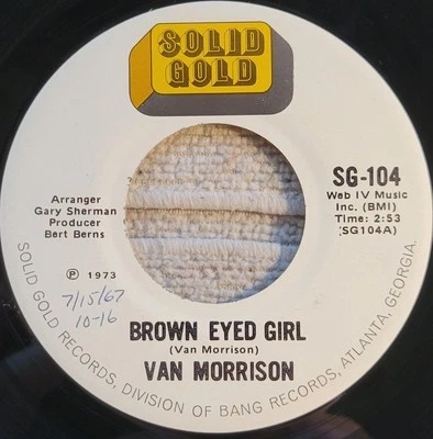 Van Morrison "Brown Eyed Girl / Ro Ro Rosie" VG+ - Image 1 of 3
