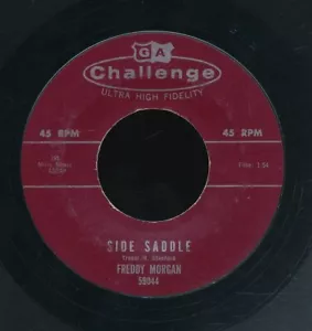 45tk-Jazz-CHALLENGE 59044-Freddy Morgan-(Side Saddle/64 Rue Blondell) -Banjo - Imagen 1 de 2