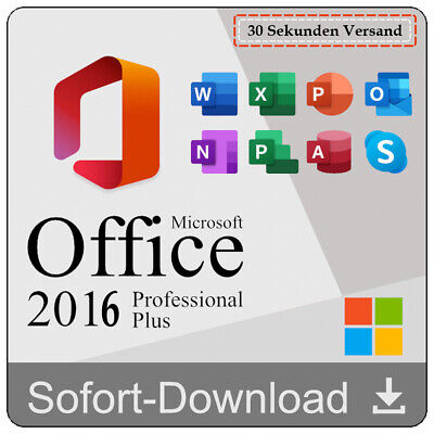 Microsoft Office 2016 Professional Plus Download Windows 10 / 11 • 4.95€