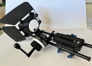 FOTGA DP500 2S Follow Focus+6” Baseplate Support RigMatte Box,Long16” Realign - Picture 1 of 19