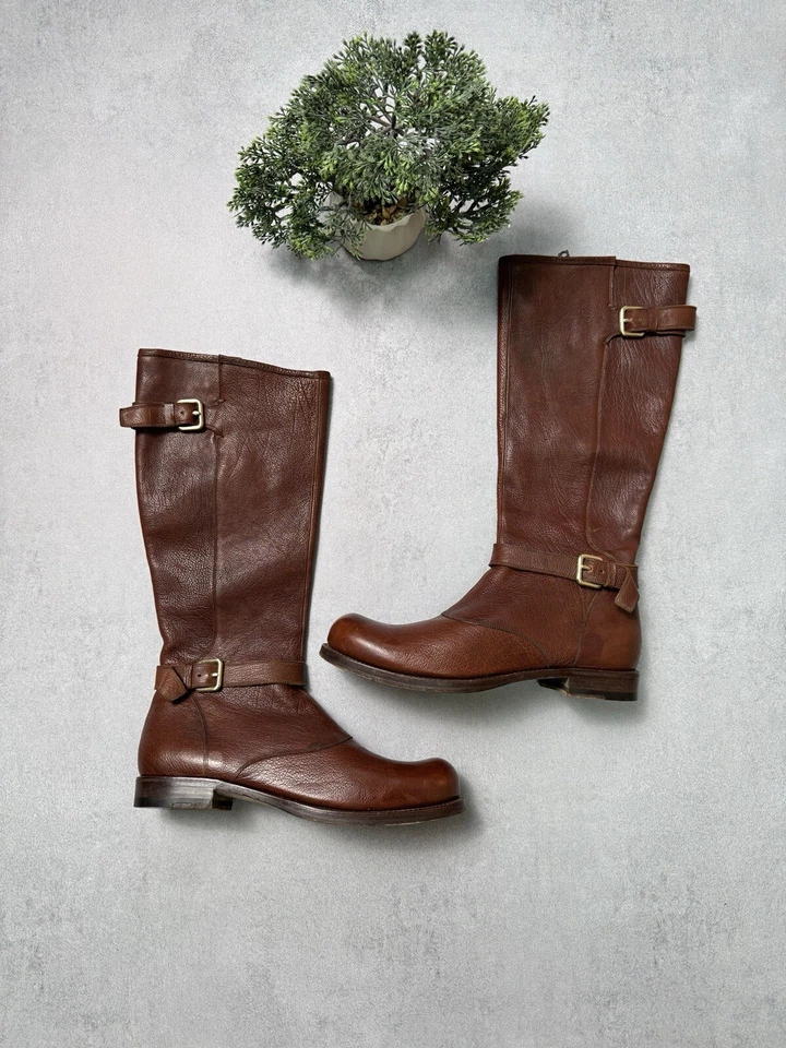 Botas Altas Jil Sander Mujer Talla EU 40; US 10 Marrón Diseñador  Foto 1 de 4