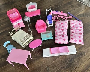 Vintage Plastic Dollhouse Furniture Lot 22 Pieces (68) - Picture 1 of 3