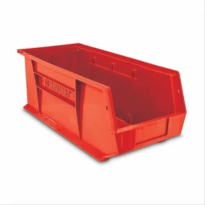 Organizer Eimer, 8,25" Bx17,875" Tx7" H, rot 1 EA - Bild 1 von 1