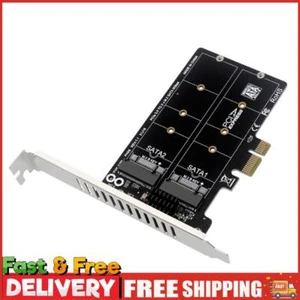 Carte adaptateur M.2 SATA vers PCIE RAID carte d'extension carte adaptateur support M.2 SSD - Photo 1/11