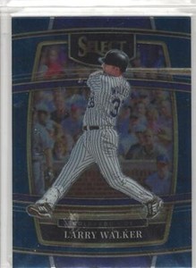 Larry Walker 2022 Panini Select Blue retail Concourse level #67 Rockies