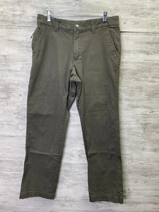 Columbia Pants Mens 32x30 Green Straight Leg Regular Fit Cotton - Picture 1 of 9