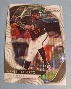Hanser Alberto 2020 Panini Prizm  White Wave #110 Orioles