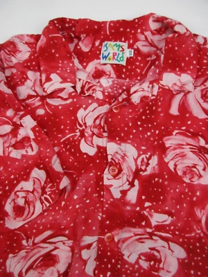 Mens XXL Jams World Floating Rose hawaiian shirt rayon - Image 1 of 4