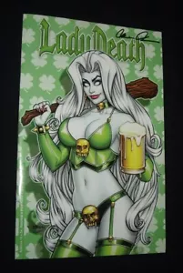 LADY DEATH KILLERS #1 ST. PATRICKS DAY NICE EDITION #78 OF 100 PRINT SIGNED COA - Picture 1 of 9