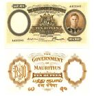 -R Reproduction - Mauritius 10 Rupees 1937 Pick #23   0478R