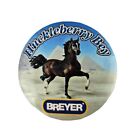 Breyer Huckleberry Bey Pin Pinback Button 2 1/4? Horse Pin Breyerfest 2001
