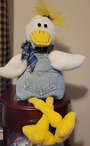 Handmade Duck Plush Shelf Sitter 17" - Picture 1 of 5