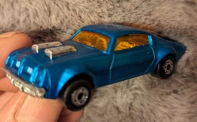 Matchbox 1975 Blue Pontiac Firebird Superfast Loose - Image 1 of 4