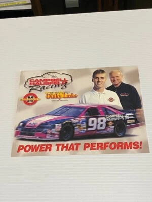 Vintage 1995 Jeremy Mayfield Nascar Postcard / Handout - Image 1 of 2