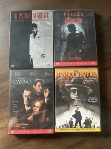 PRE-OWNED LOT OF 4 DVD's SCARFACE-CASINO-UNTOUCHABLES-CARLITOS WAY - Picture 1 of 6