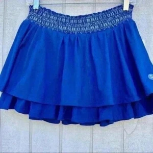 CRB Girls Navy Ruffled Stretch Skirt Size XL New With Tags - Picture 1 of 8