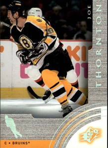 2001-02 SPx Boston Bruins Hockey Card #4 Joe Thornton