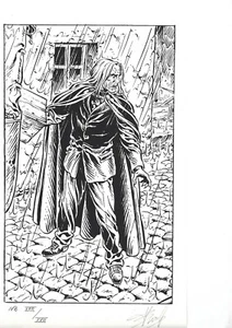 ex-libris prince de la nuit n&b - Picture 1 of 1