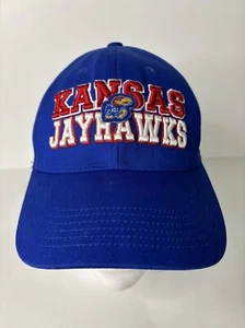 Cappello da baseball KU Kansas University Jayhawks blu snapback berretto regolabile - Foto 1 di 6