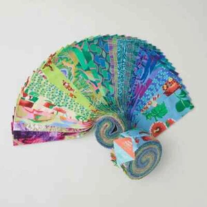 Kaffe Fassett Collective Februar 2025 Cool Colorway 2 1/2" Streifen Quilt Stoff - Bild 1 von 3