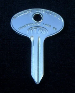 R61TS ALFA ROMEO FIAT 50's-60's "D" Code, In-Dash Ignition KEY BLANK 500 Giulia - Picture 1 of 8