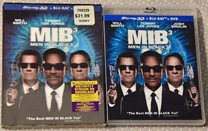 Men in Black 3D Blu-ray, Blu-ray & DVD set with Lenticular Cover, Will Smith - Picture 1 of 6
