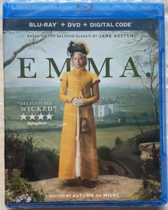Emma (Blu-Ray + DVD, 2020) / NEW - SEALED (no slipcover) / Anya Taylor-Joy - Foto 1 di 1