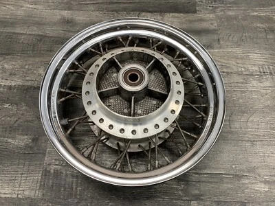 Honda 2001-2007 VT750DC 750 Shadow Spirit OEM Rear Wheel Rim - STRAIGHT (#59) - Image 1 of 4
