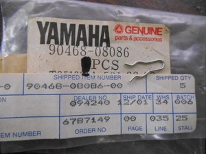 NOS Yamaha Clip 1979-1981 MX175 1978-1981 DT175 1988-1990 DT50 90468-08086 - Picture 1 of 1