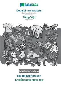 Deutsch mit Artikeln - Ting Vit, das Bildwrterbuch, BW: BABADADA German with art - Picture 1 of 1