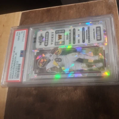 2022 Panini Contenders Optic - Cracked Ice Rookie Ticket #64 Brian Robinson Jr.  - Image 1 of 2