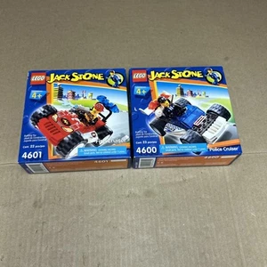 LEGO 4600 & 4601 JACK STONE New in Sealed Box Police Cruiser & Fire Cruise - Picture 1 of 20