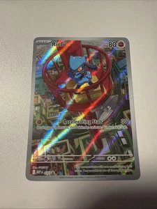 Riolu 010 Black Star Promo Full Art - Pokemon Mega Evolutions ETB Promo NM - Picture 1 of 2