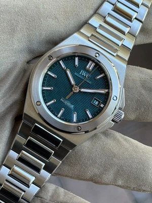 IWC Ingenieur Aqua Green Dial Automatic 40mm IW328903 NEW - Image 1 of 4