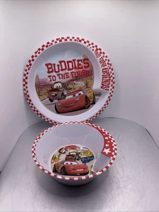 Zak! Designs Disney Cars Melamine Plate and Bowl Set - Picture 1 of 5