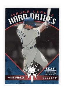 1998 Leaf Rookies & Stars Major League Hard Drives #8 Mike Piazza #302/2500 - Picture 1 of 1