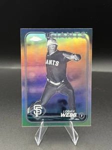 2024 Topps Chrome - Negative Refractor #168 Logan Webb Giants - Bild 1 von 6