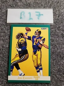 1991 Fleer - Jim Everett #267 - Bild 1 von 2