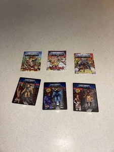 Worlds Smallest Masters of The Universe Micro Figures Lot Of 3 + 3 COMICS - Picture 1 of 1