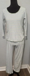 Lake Pima Baumwolle Pyjama Set Viertelarm und Hose Größe XS - Bild 1 von 14