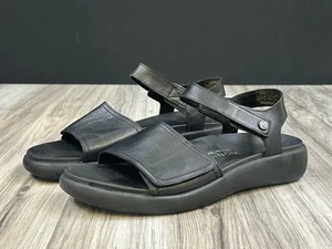 Vionic Recovery RX Awaken Ankle Straps Heeled Sandals Black Women’s Size 8.5 New - Picture 1 of 10