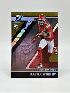 2024 Panini Zenith Xavier Worthy Z-Team RC Rookie #5 Chiefs - Bild 1 von 2