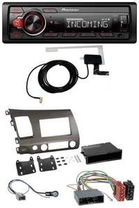 Pioneer MP3 AUX CD DAB USB Autoradio für Honda Civic Hybrid FD3 06-10 anthrazit - Bild 1 von 10