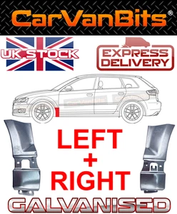 FOR AUDI A3 8P 03-12 FRONT WHEEL ARCH SILL REPAIR WING FENDER OUTER PANEL PAIR - Picture 1 of 11
