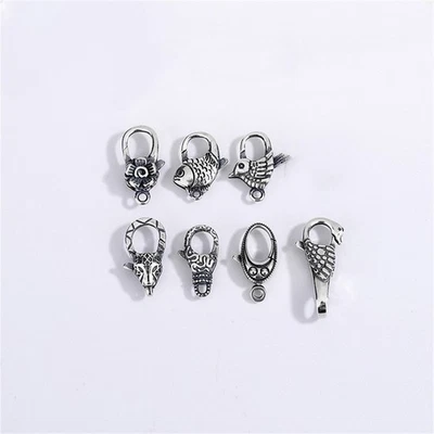 S925 Sterling Spring Fastener Connection Buckle Lobster Claw Clasp Accessories - Image 1 of 4
