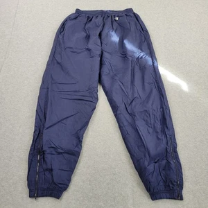 Champion Track Pants Mens Medium Blue Embroidery Ankle Zip Activewear - Picture 1 of 12