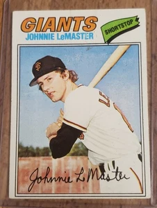 1977 Topps #151 Johnnie LeMaster Gigantes de San Francisco - Imagen 1 de 2