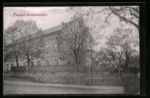 Ansichtskarte Großweitzschen, Gasthof Großweitzschen 1921 - Picture 1 of 2